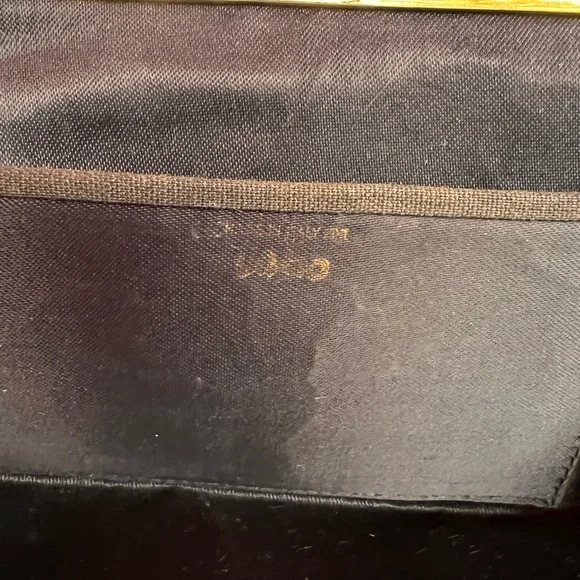 Vintage 1970's Satin Clutch with Rococo Painting - Made in Italy 🇮🇹 - Picture 4 of 11